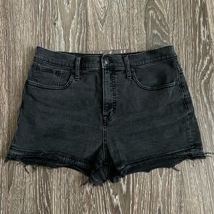 Madewel Black Jean Shorts